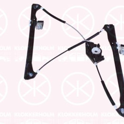 Window Regulator, 4-dr, OE-type, without electric motor, Electric, Left Front, 1M0837461A (SEAT)