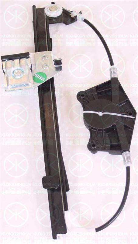 Window Regulator, without electric motor, Electric, Left Rear, 1M0839461A (SEAT), 1M0839729F (SEAT)