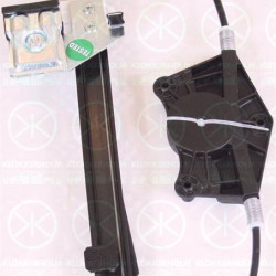 Window Regulator, without electric motor, Electric, Left Rear, 1M0839461A (SEAT), 1M0839729F (SEAT)