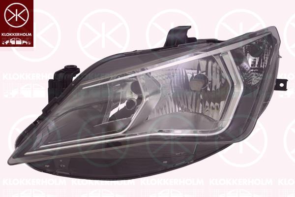 Headlight, Right, Illuminance [lx]: 12.5, H7/H7, Housing Colour: chrome, without motor for headlamp levelling, 6J1941006F (SEAT), 6J1941006H (SEAT), 6J1941006K (SEAT), 6J1941006N (SEAT)