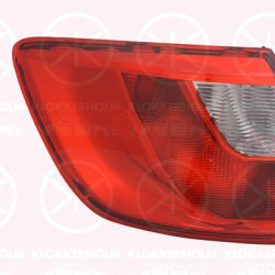 Tail Light Assembly, with bulb holder, Left, Outer section, AL, 6J8945095 (SEAT), 6J8945095C (SEAT)