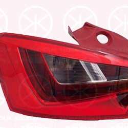 Tail Light Assembly, 5-drs, Left, LED, Indicator Colour: red, with bulb holder, AL, 6J4945095J (SEAT), 6J4945111G (SEAT)