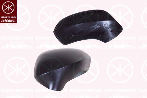 Housing, exterior mirror, Left, black, 6J0857537A9B9 (SEAT), 6J0857537C9B9 (SEAT), 6J0857537E9B9 (SEAT)