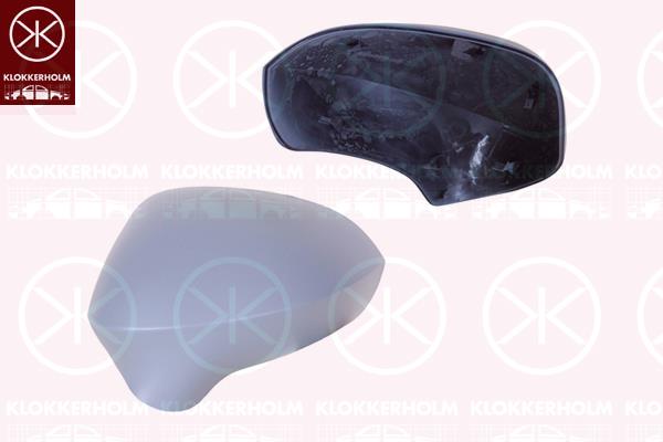 Housing, exterior mirror, Left, w/primer, 6J0857537DGRU (SEAT), 6J0857537BGRU (SEAT), 6J0857537GRU (SEAT)