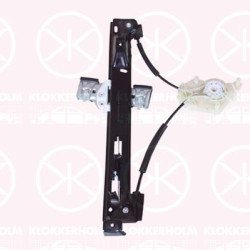 Window Regulator, 4-dr, OE-type, without electric motor, Electric, Left Rear, 6J4839461A (SEAT)