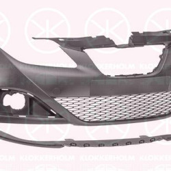 Bumper, w/primer, Front, 6J0807217H GRU (SEAT), 6JL805915 9B9 (SEAT)