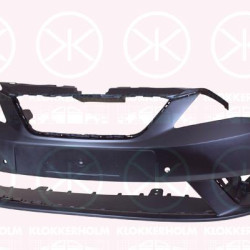 Bumper, w/primer, with hole(s) for parking assistant system, Front, 6J0807217CTGRU (SEAT)