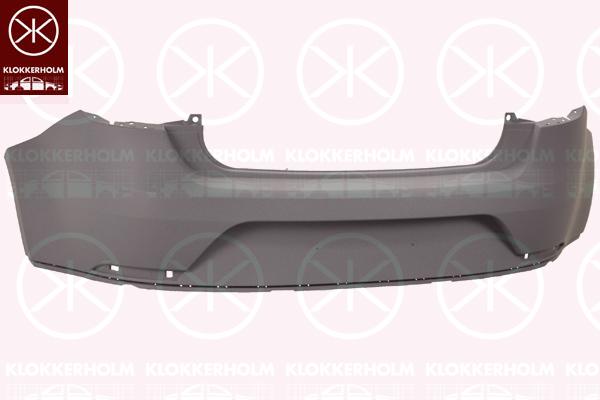 Bumper, w/primer, 3-drs, Rear, not for trim level: CUPRA, 6J3807421 GRU (SEAT)