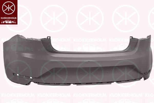 Bumper, w/primer, 3-drs, Rear, not for trim level: CUPRA, 6J3807421E GRU (SEAT)