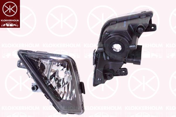 Front Fog Light, Left Front, H8, without bulb holder, 6F0941701A (VAG), 6F0941701A (SEAT)