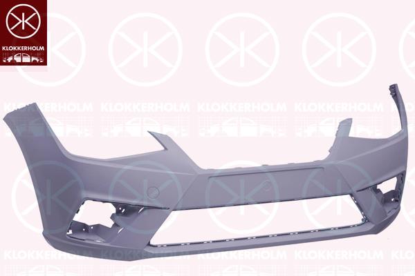 Bumper, w/primer, Front, 6F0807221D GRU (SEAT), 6F0807221DGRU (SEAT), 6F0807221F GRU (SEAT)