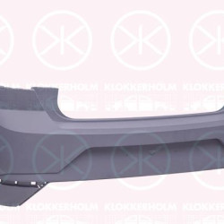 Bumper, w/primer, Rear, not for trim level: CUPRA, 6F0807421D GRU (SEAT), 6F0807421DGRU (SEAT), 6F0807421E GRU (SEAT)