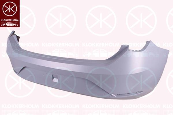 Bumper, w/primer, Rear, 5FA807421GRU (SEAT)