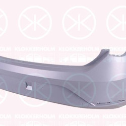 Bumper, w/primer, Rear, 5FA807421GRU (SEAT)