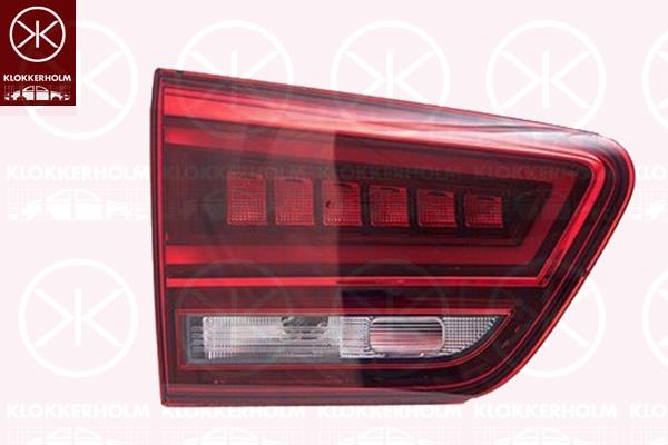 Tail Light Assembly, LED, Left, Inner Section, with bulb holder, AL, 7N5 945 307 (VW), 7N5945307 (VW)