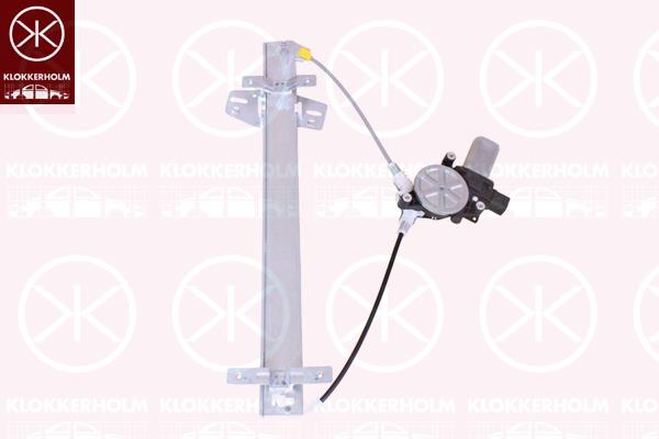 Window Regulator, OE-type, with electric motor, with comfort function, Electric, Left Front, Number of pins: 6, 61041FG010 (SUBARU), 61041FG011 (SUBARU), 61041FG012 (SUBARU)