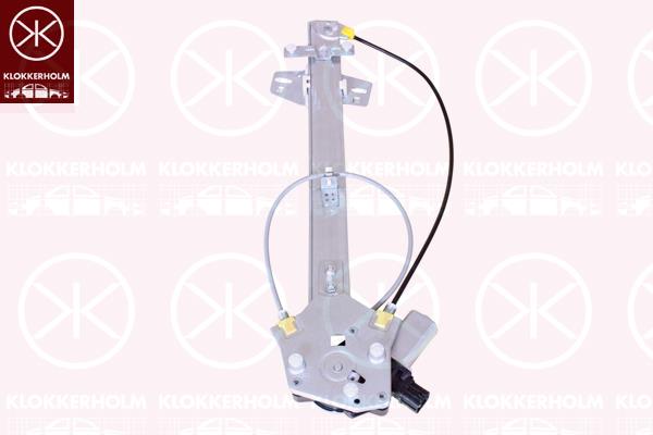 Window Regulator, OE-type, with electric motor, with comfort function, Electric, Left Front, Number of pins: 6, 61041FL010 (SUBARU)