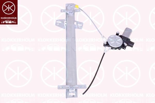 Window Regulator, with electric motor, with comfort function, Electric, Left Front, 61041SC010 (SUBARU), 61041SC011 (SUBARU)