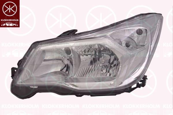 Headlight, Left, H11/HB3, with motor for headlamp levelling, 84001-SG030 (SUBARU), 84001-SG031 (SUBARU)