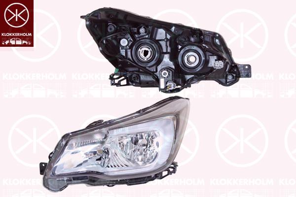 Headlight, Right, Model Year from: 2016, H11/HB3, with motor for headlamp levelling, Koito-type, 84001SG220 (SUBARU), 84001SG221 (SUBARU)