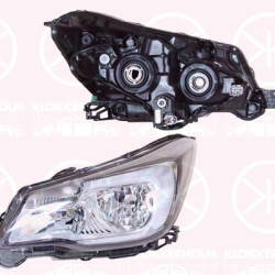 Headlight, Right, Model Year from: 2016, H11/HB3, with motor for headlamp levelling, Koito-type, 84001SG220 (SUBARU), 84001SG221 (SUBARU)