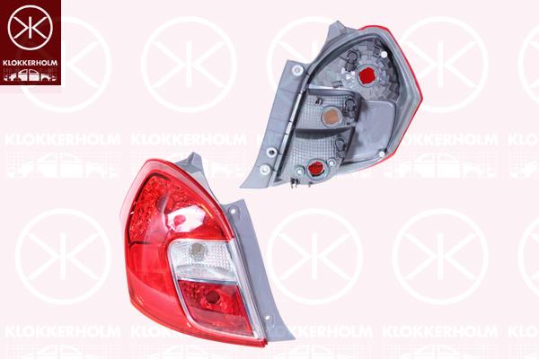 Tail Light Assembly, without bulb holder, Left, 3567084M10 (SUZUKI), 35670-84M10-000 (SUZUKI)