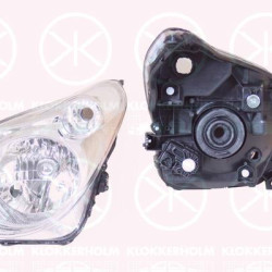 Headlight, H4, with motor for headlamp levelling, Right, Illuminance [lx]: 17.5, 35120M68K00 (SUZUKI), 35121M68K00 (SUZUKI), 35121M68K01 (SUZUKI), 35121M68K01000 (SUZUKI), 35121M68K01-000 (SUZUKI)