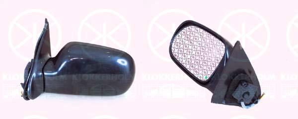 Exterior Mirror, for electric mirror adjustment, Convex, Left, 84702-62B30 (SUZUKI), 84702-62B30-0CE (SUZUKI)