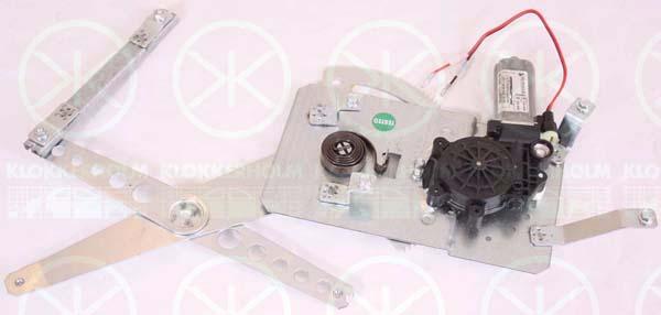 Window Regulator, 2-dr, with electric motor, without comfort function, Electric, Left, 8340260B10 (SUZUKI), 8340260B10000 (SUZUKI), 8340260B11000 (SUZUKI), 83402-60B11-000 (SUZUKI)