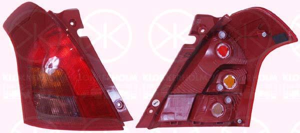 Tail Light Assembly, without bulb holder, Left, 3567062J00 (SUZUKI), 35670-62J00 (SUZUKI), 3567062J00000 (SUZUKI)