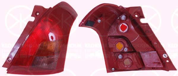 Tail Light Assembly, without bulb holder, Right, 3567062J00 (SUZUKI), 3565060J00 (SUZUKI), 35650-62J00 (SUZUKI), 3565062J00000 (SUZUKI)