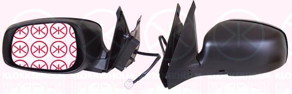 Exterior Mirror, Japan, Right, for electric mirror adjustment, Heatable, Convex, 8470162J20ZCC (SUZUKI)