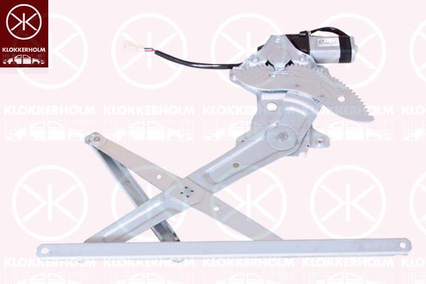 Window Regulator, with electric motor, without comfort function, Electric, Right Front, Number of pins: 2, 8340163J10000 (SUZUKI), 83401-63J10-000 (SUZUKI), 83401-63J30-000 (SUZUKI), 83401-63J50-000 (SUZUKI), 8340163J51 (SUZUKI), 8340163J51000 (SUZUKI), 83401-63J51-000 (SUZUKI)