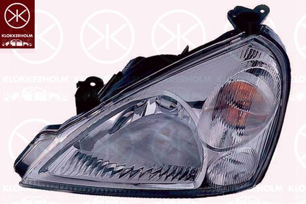 Headlight, H4, without motor for headlamp levelling, Left, Illuminance [lx]: 20, 35320 54G20 (SUZUKI), 35320 54G20 000 (SUZUKI), 3532054G20000 (SUZUKI), 35320-54G20-000 (SUZUKI)