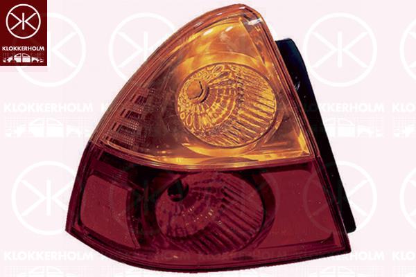 Tail Light Assembly, with bulb holder, Right, Indicator Colour: yellow, 3551054G50 (SUZUKI), 3551054G50000 (SUZUKI), 3565055G00000 (SUZUKI)