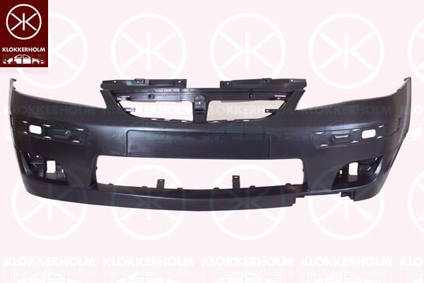 Bumper, Front, with arrangement for front fog light, black, 71711-54GA1-799 (SUZUKI), 7171154GA1799 (SUZUKI), 71711-54GA0-799 (SUZUKI)