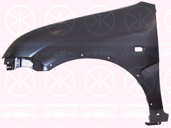 Wing, Right Front, with holes for extensions, with hole for direction indicator, 57611-86G20 (SUZUKI), 5761186G20000 (SUZUKI)