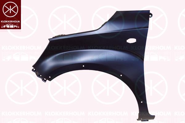 Wing, Right Front, with holes for trim/protective strip, with hole for direction indicator, 57611-62R20 (SUZUKI)