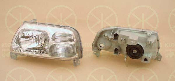 Headlight, H4, without motor for headlamp levelling, Koito type, Right, Illuminance [lx]: 20, not for trim level: XL-7, 35120-65D11-000 (SUZUKI), 3512065D20000 (SUZUKI), 3512065D21 (SUZUKI), 35120-65D21-000 (SUZUKI), 3512065D30 (SUZUKI), 35120-65D31-000 (SUZUKI), 35120-65D31-000 (SUZUKI), 35120-65D41-000 (SUZUKI), 35120-65D41-000 (SUZUKI)