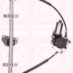 Window Regulator, 2/4-drs, OE-type, with electric motor, Electric, Right Front, 8340165D10 (SUZUKI), 8340165D10000 (SUZUKI), 83401-65D10-000 (SUZUKI), 83401-67D10-000 (SUZUKI)