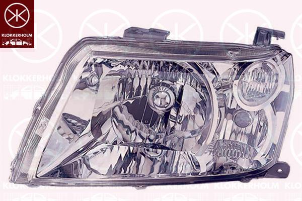 Headlight, H4, without motor for headlamp levelling, Left, Illuminance [lx]: 17.5, 35320-65J30-000 (SUZUKI), 35320-65J31-000 (SUZUKI), 3532065J32000 (SUZUKI), 35320-65J32-000 (SUZUKI)