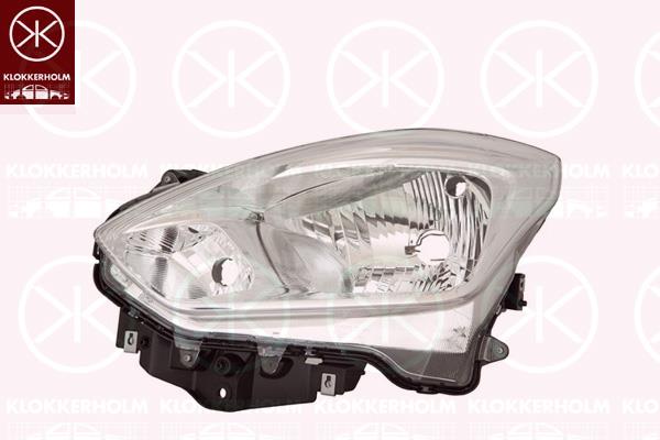 Headlight, Left, Illuminance [lx]: 17.5, H4, PY21W, W5W, without motor for headlamp levelling, 35320-52R00 (SUZUKI), 35320-52R00-000 (SUZUKI)