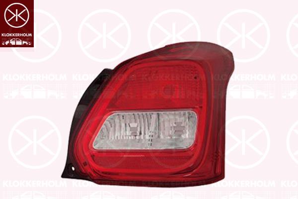 Tail Light Assembly, without bulb holder, Right, 3565053R00 (SUZUKI), 35650-53R01 (SUZUKI), 35650-53R01-000 (SUZUKI)