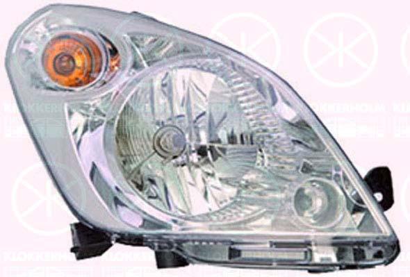 Headlight, H4, with motor for headlamp levelling, Left, Illuminance [lx]: 12.5, 35320-51K00-000 (SUZUKI)