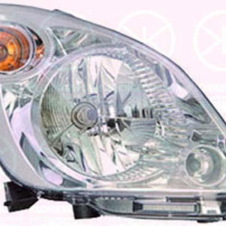 Headlight, H4, with motor for headlamp levelling, Left, Illuminance [lx]: 12.5, 35320-51K00-000 (SUZUKI)