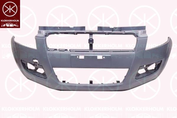 Bumper, w/primer, Front, with hole(s) for fog lights, 7171151K00799 (SUZUKI), 717115K00799 (SUZUKI)