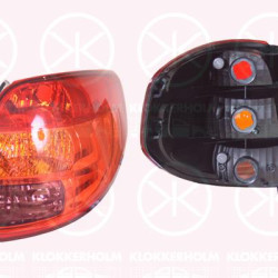 Tail Light Assembly, without bulb holder, Right, 0000071742458 (FIAT), 3565079J00 (SUZUKI), 3565079J00000 (SUZUKI), 71742458 (FIAT)