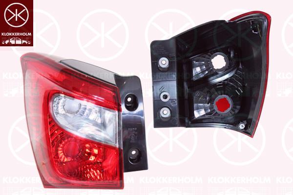 Tail Light Assembly, without bulb holder, Left, 3567061M10 (SUZUKI), 35670-61M10-000 (SUZUKI)