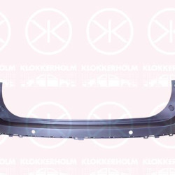 Bumper, w/primer, Rear, with hole(s) for parking distance control, Upper section, 7181161M10799 (SUZUKI), 71811-61M10-799 (SUZUKI), 71811-61M10-ZUC (SUZUKI), 71811-61M10-ZUM (SUZUKI), 71811-61M10-ZUR (SUZUKI), 71811-61M10-ZUS (SUZUKI)