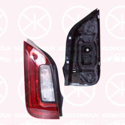 Tail Light Assembly, Left, Housing Colour: dark, with bulb holder, ULO, 1ST945095E (VW), 1ST945111C (SKODA), 1ST945257 (VW)